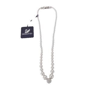 Swarovski pearl choker necklace NWT
